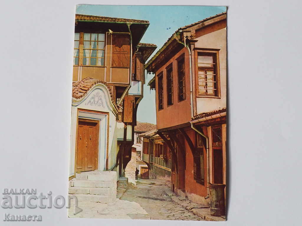 Plovdiv old town view 1973 K 336
