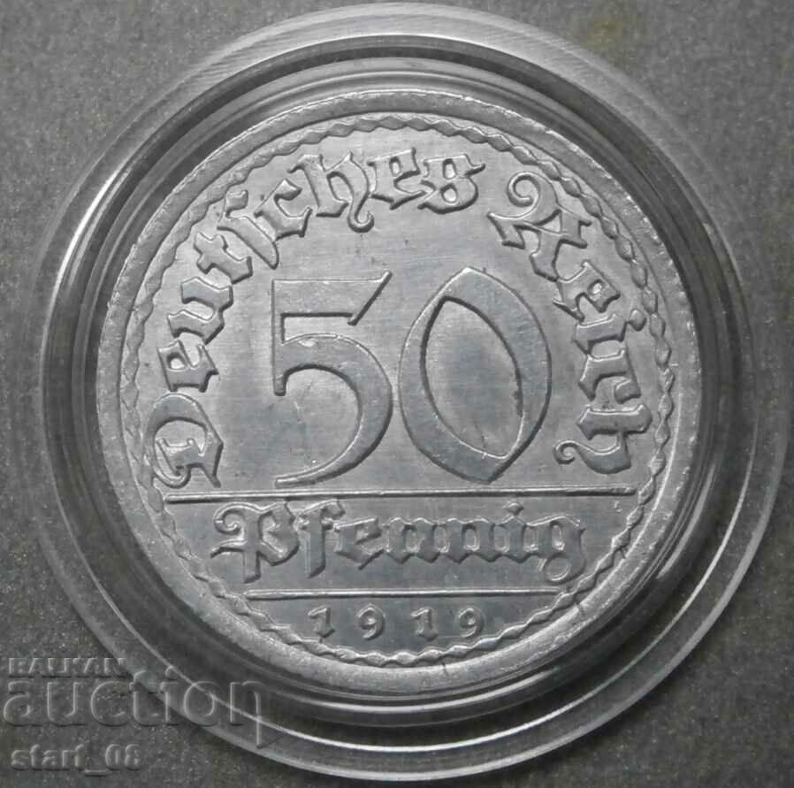 50 pfennig 1919