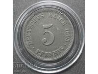 5 pfennigs 1908