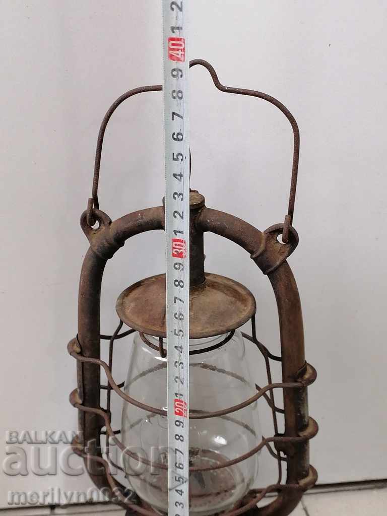 Auction Old German German lantern, lamp, World War I Auction Old German German lantern, lamp, World War I