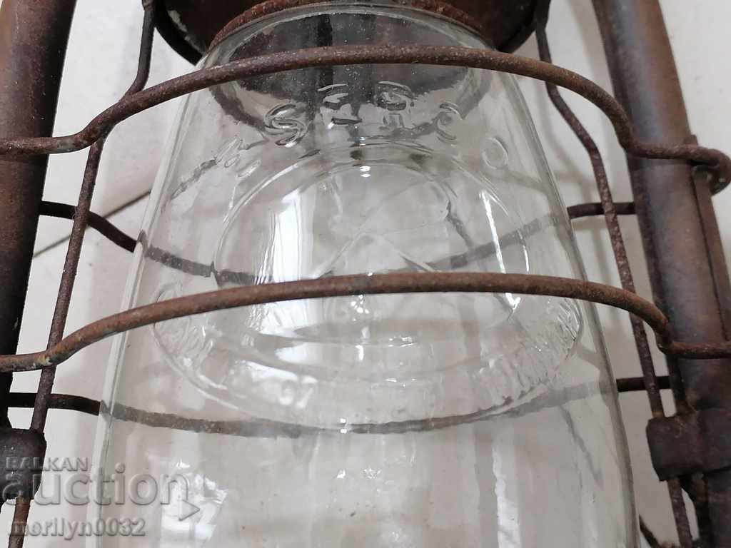 Delivery of Old German German lantern, lamp, World War I Delivery of Old German German lantern, lamp, World War I