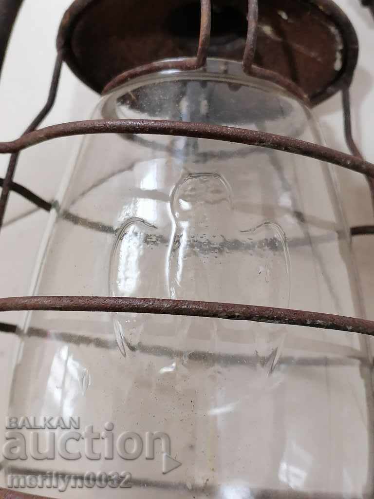 Old German German lantern, lamp, World War I - 5 Old German German lantern, lamp, World War I - 5