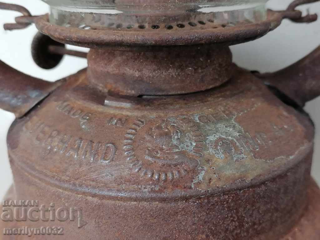 Old German German lantern, lamp, World War I - 6 Old German German lantern, lamp, World War I - 6