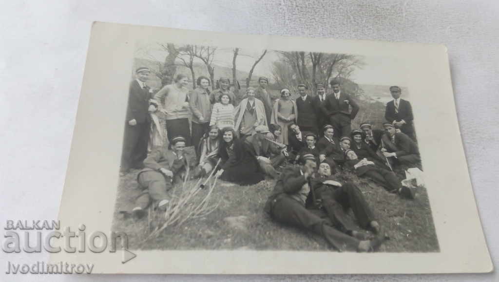 Φωτογραφία St. Κωνσταντίνος κοντά στη Βάρνα Φοιτητές σε εκδρομή 1931