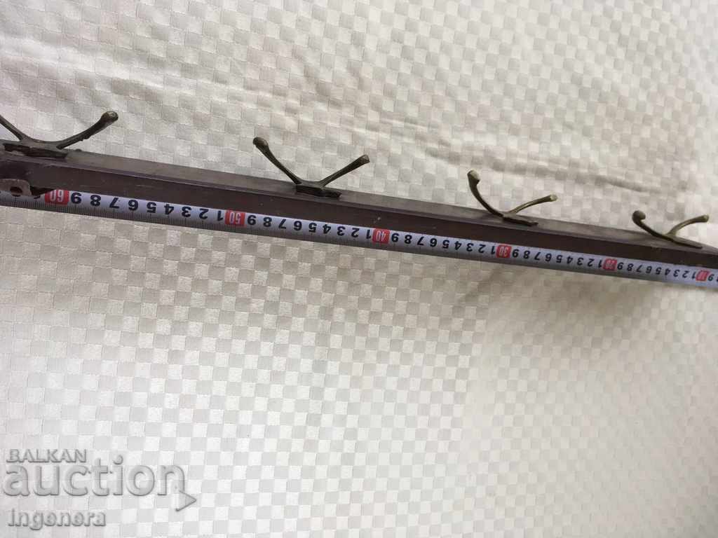 HANGER HANGER WALL ANCIENT WOOD BRONZE - 5 HANGER HANGER WALL ANCIENT WOOD BRONZE - 5