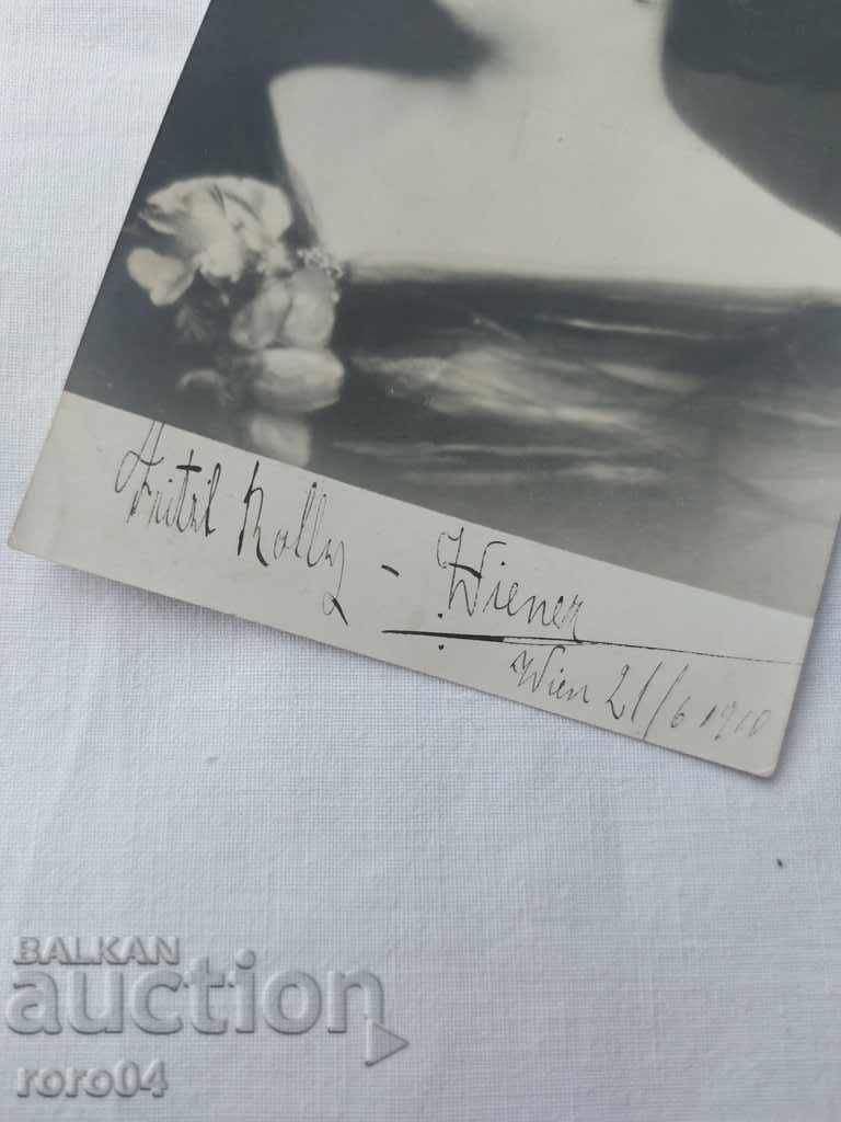 Auction POSTCARD - AUTOGRAPH - 1910 Auction POSTCARD - AUTOGRAPH - 1910