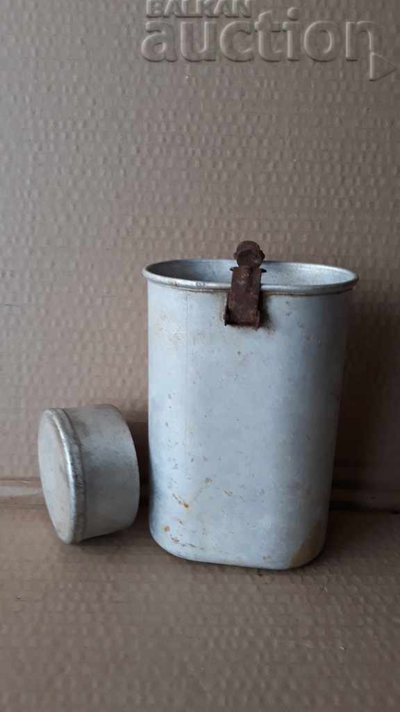 Auction old military pitchers food boxes lot Auction old military pitchers food boxes lot