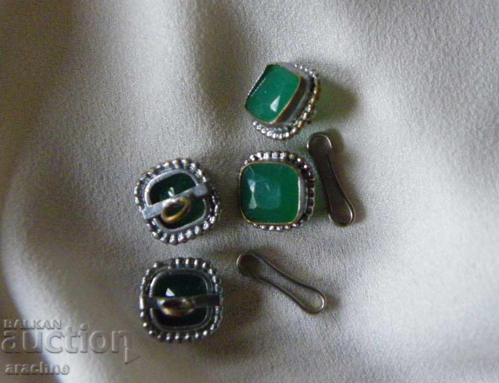 Μοναδικά Βρετανικά κουμπιά art deco / ή κουμπιά / με ουράνιο - 5