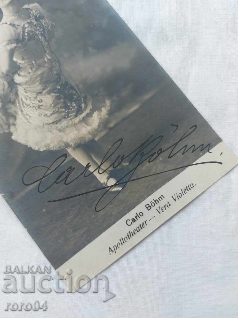 Auction POSTCARD - AUTOGRAPH - 29. II. 1908 Auction POSTCARD - AUTOGRAPH - 29. II. 1908