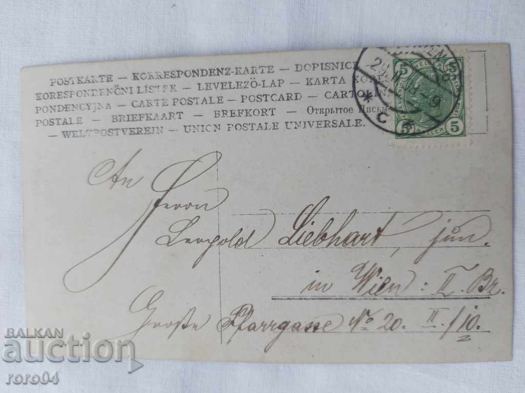 POSTCARD - AUTOGRAPH - 29. II. 1908 - 5 POSTCARD - AUTOGRAPH - 29. II. 1908 - 5