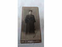 Photo Woman with black dress 1906 Cardboard