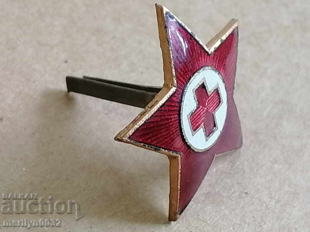 Auction Officer doctor cockade cap cap enamel badge badge Auction Officer doctor cockade cap cap enamel badge badge