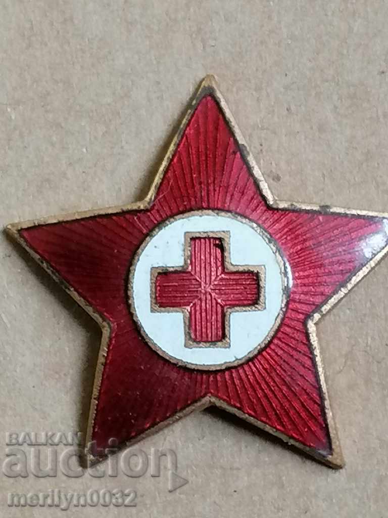 Officer doctor cockade cap cap enamel badge badge
