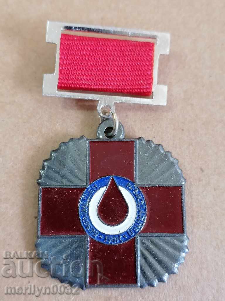 Delivery of Medal Free blood donor 2 badges Delivery of Medal Free blood donor 2 badges