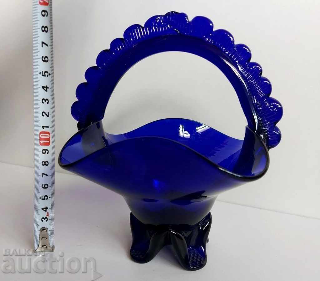 SOC GLASS BONBONIER BLUE GLASS BLUE BLUE NRB SOCA with price 35.00 BGN | € 17.90 SOC GLASS BONBONIER BLUE GLASS BLUE BLUE NRB SOCA with price 35.00 BGN | € 17.90