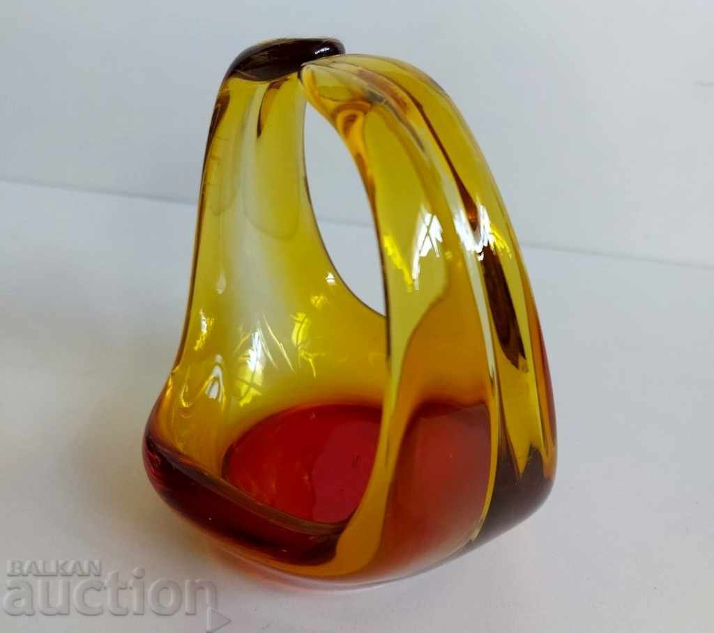 SOC GLASS BONBONIER SOCA COMMUNISM PRC - 6 SOC GLASS BONBONIER SOCA COMMUNISM PRC - 6