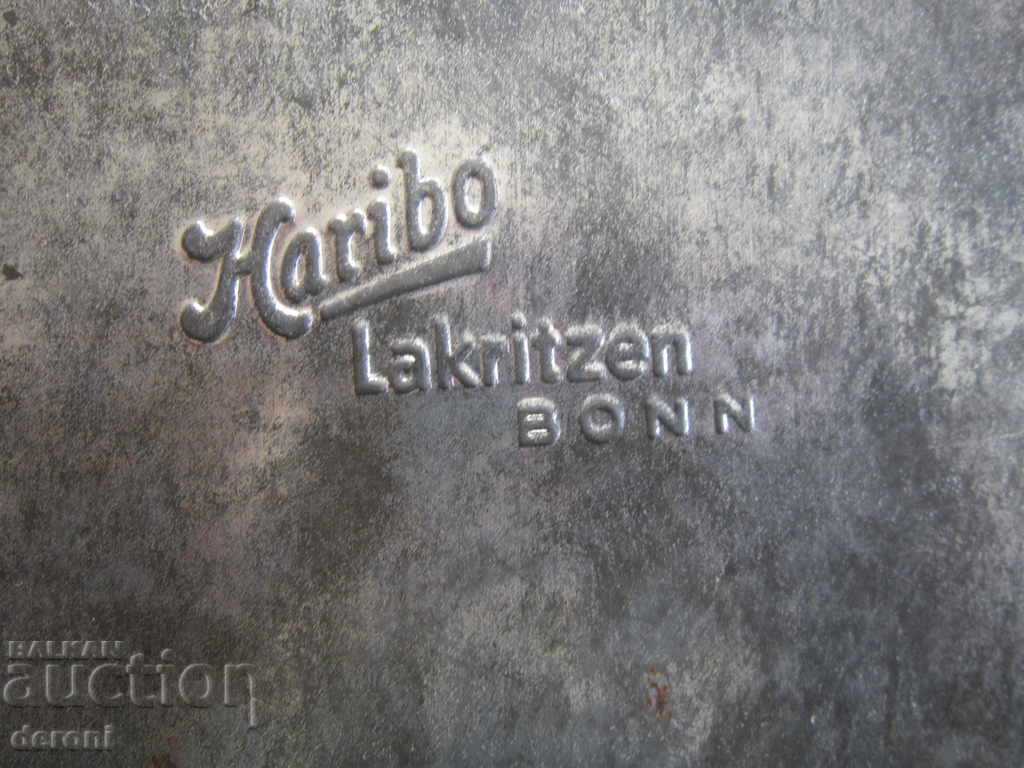 Delivery of Haribo lithographic sheet metal box Delivery of Haribo lithographic sheet metal box