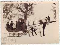 Photo - Winter - sleigh with horses