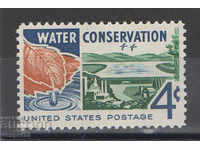 1960. USA. Saving water.