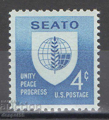 1960. САЩ. SEATO - Организация на договора от Югоиз. Азия.