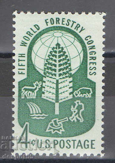 1960. USA. World Congress on Forests.