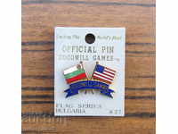 GOODWILL GAMES sports badge sports badge Bulgarian flag