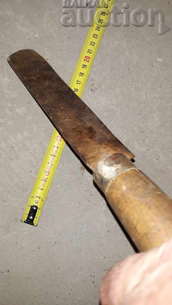 Delivery of Old forged KNIFE CUTTER blade, wrought iron Delivery of Old forged KNIFE CUTTER blade, wrought iron