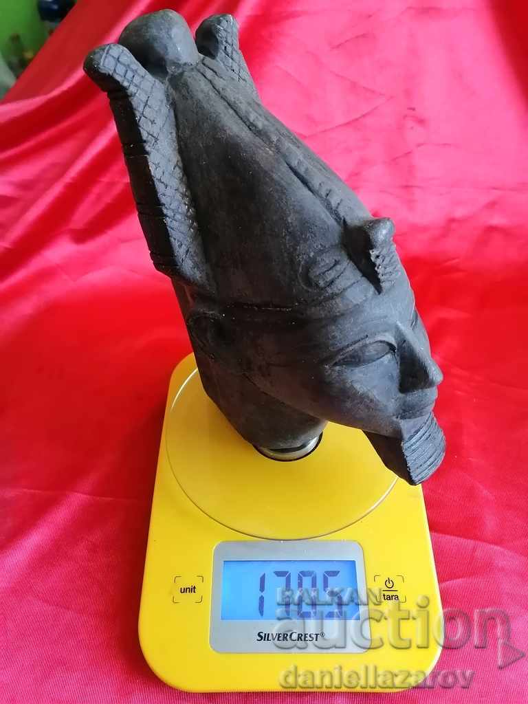 Statuie unica FARAON Statueta cu cap de teracota - 7 Statuie unica FARAON Statueta cu cap de teracota - 7