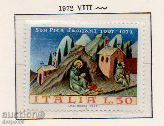 1972 Ιταλία. Σαν Pier Damiani (1007-1072), ο Καρδινάλιος.