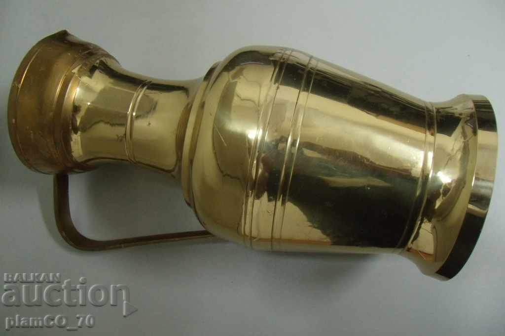 Auction  № * 6018 old large metal / brass jug