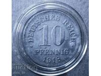 Γερμανία 10 pfennig 1918
