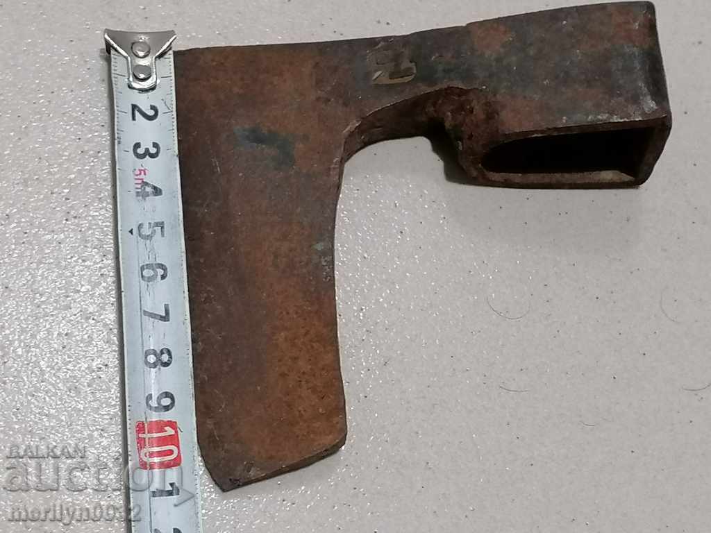 Topor vechi unealtă fier forjat - 7