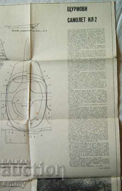 Scheme of Maps 125 cc and Assault aircraft IL-2, 1971 - 7 Scheme of Maps 125 cc and Assault aircraft IL-2, 1971 - 7