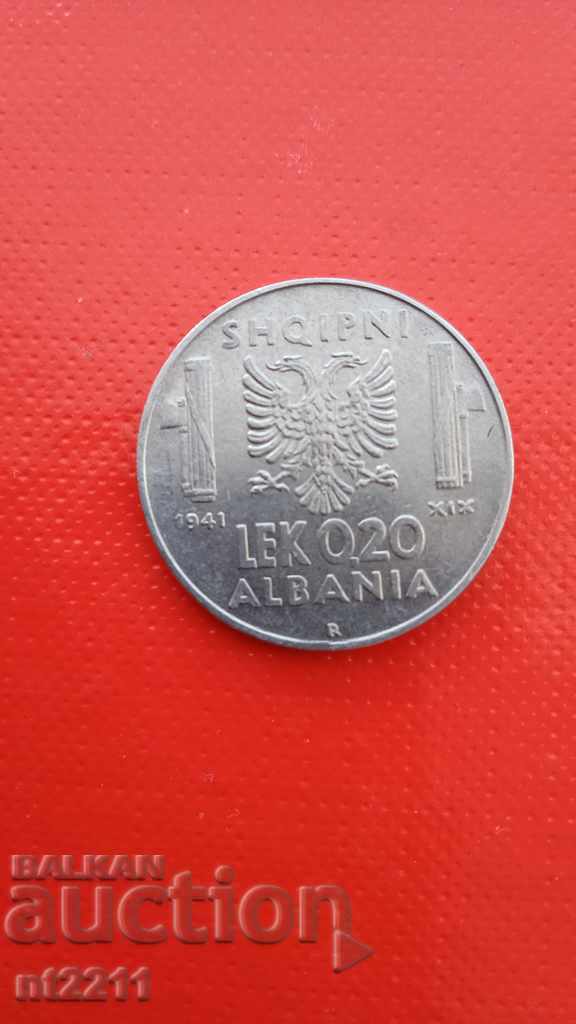 Coin 20 light Albania