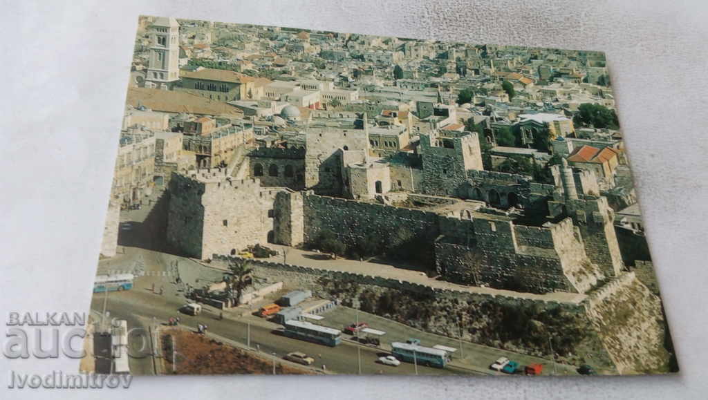 Postcard Jerusalem Bird's Eye View