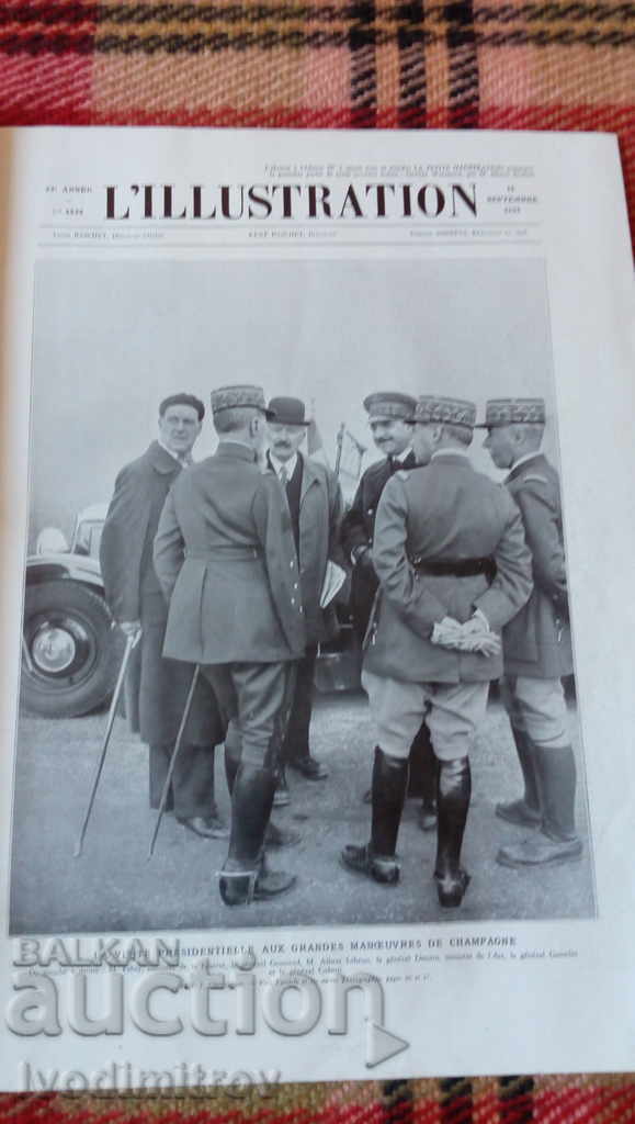 L'ILLUSTRAȚIA 1935 cu preț 13.45 BGN | € 6.88 L'ILLUSTRAȚIA 1935 cu preț 13.45 BGN | € 6.88