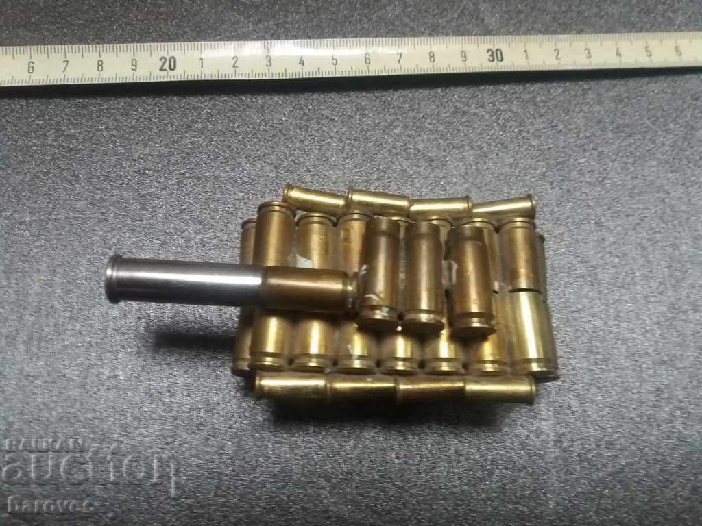 Auction  Military creativity - a tank of shell casings