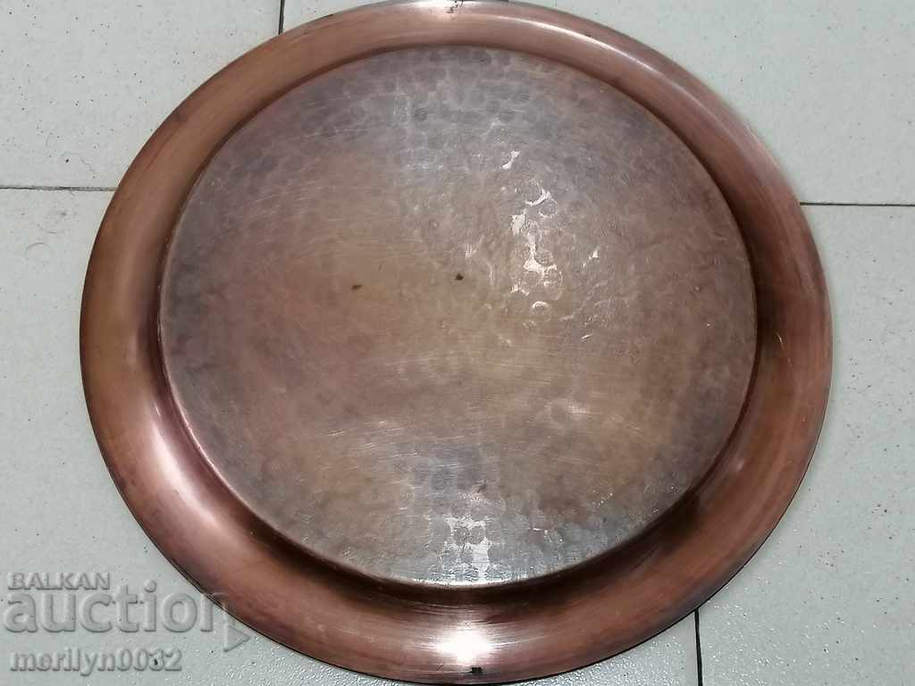 Old copper tray, sahan, copper, tray, pan - 5 Old copper tray, sahan, copper, tray, pan - 5