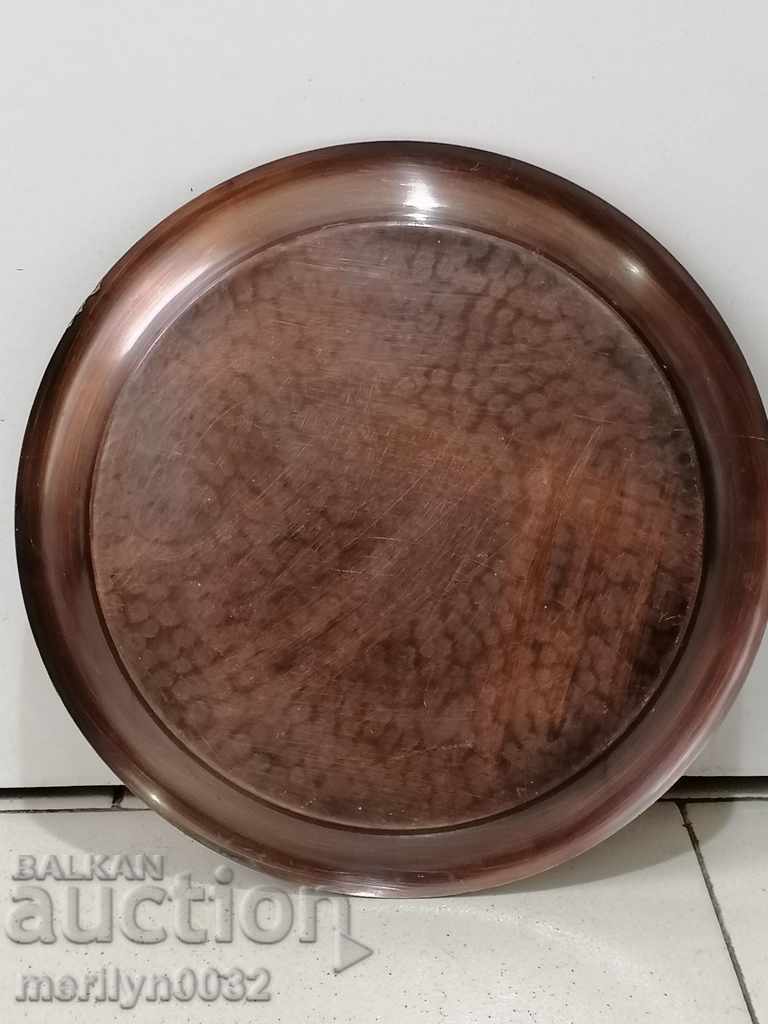 Delivery of Old copper tray, sahan, copper, tray, pan Delivery of Old copper tray, sahan, copper, tray, pan