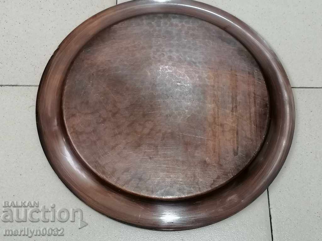 Old copper tray, sahan, copper, tray, pan - 6 Old copper tray, sahan, copper, tray, pan - 6