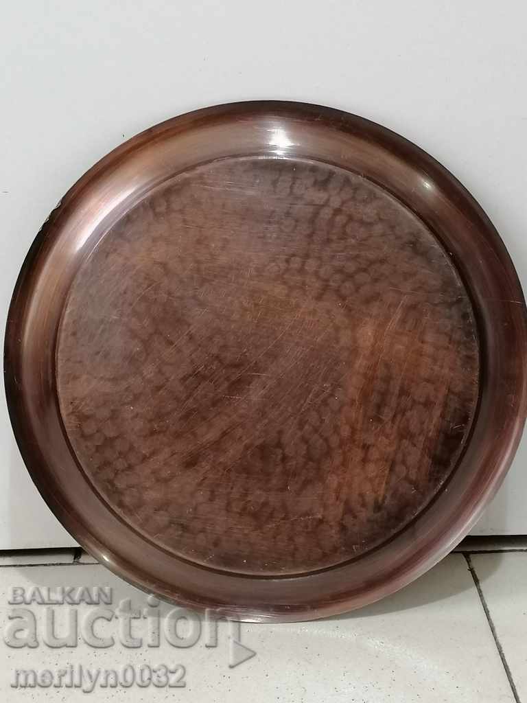 Old copper tray, sahan, copper, tray, pan - 7 Old copper tray, sahan, copper, tray, pan - 7