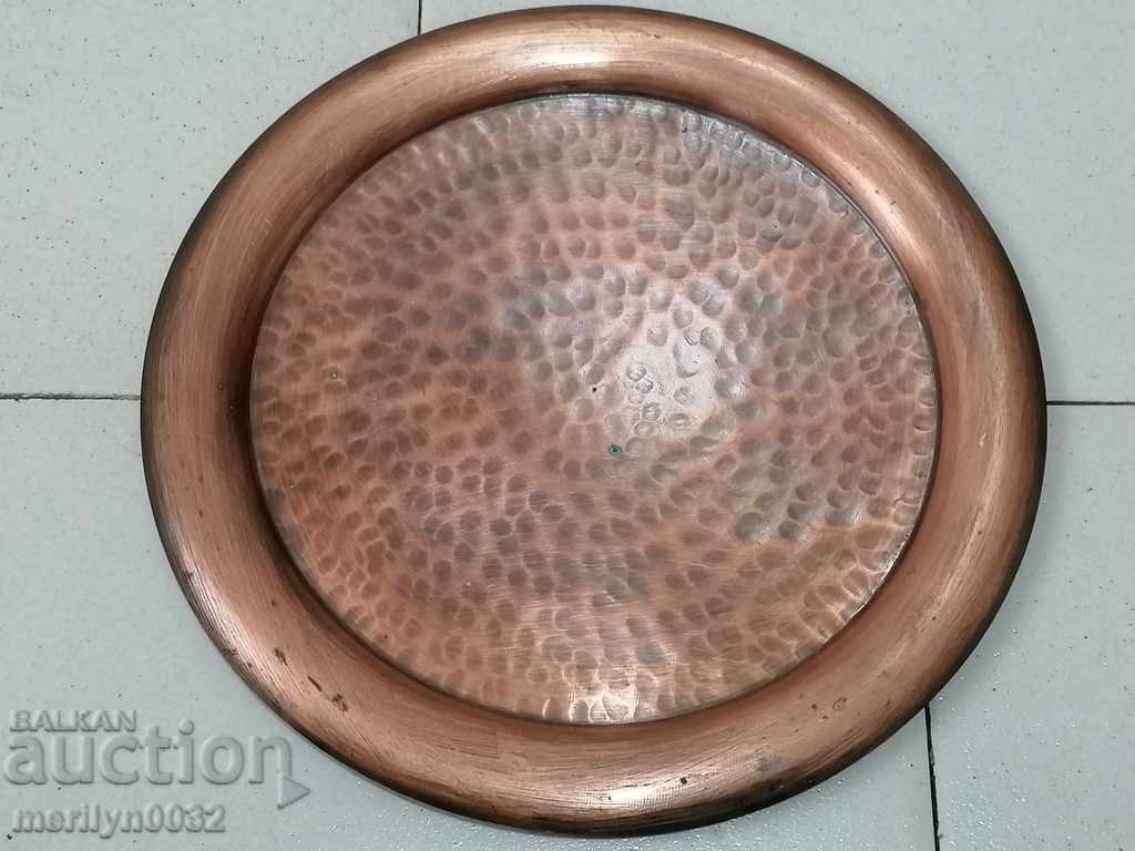 Old copper tray, sahan, copper, tray, pan - 7 Old copper tray, sahan, copper, tray, pan - 7