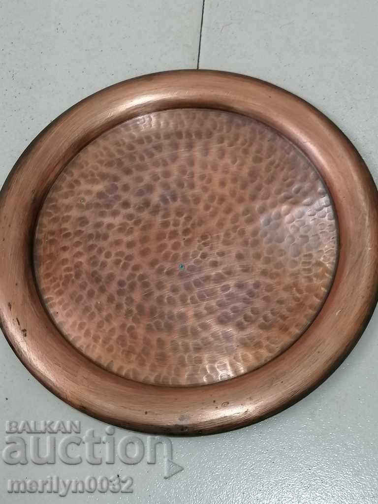 Old copper tray, sahan, copper, tray, pan