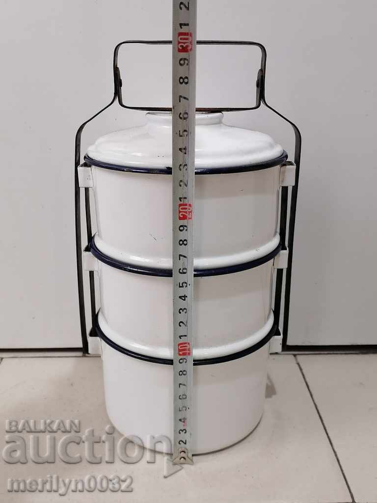 Food jugs enamel sefertas jug - 6 Food jugs enamel sefertas jug - 6