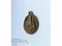 FOR SALE AN OLD MILITARY BRONZE MEDALLION/ICON-ST.IVAN OF RIL