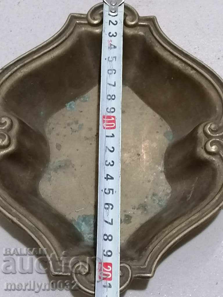 Bol vechi de ciocolată pentru nuci dintr-un bol de alamă - 6 Bol vechi de ciocolată pentru nuci dintr-un bol de alamă - 6