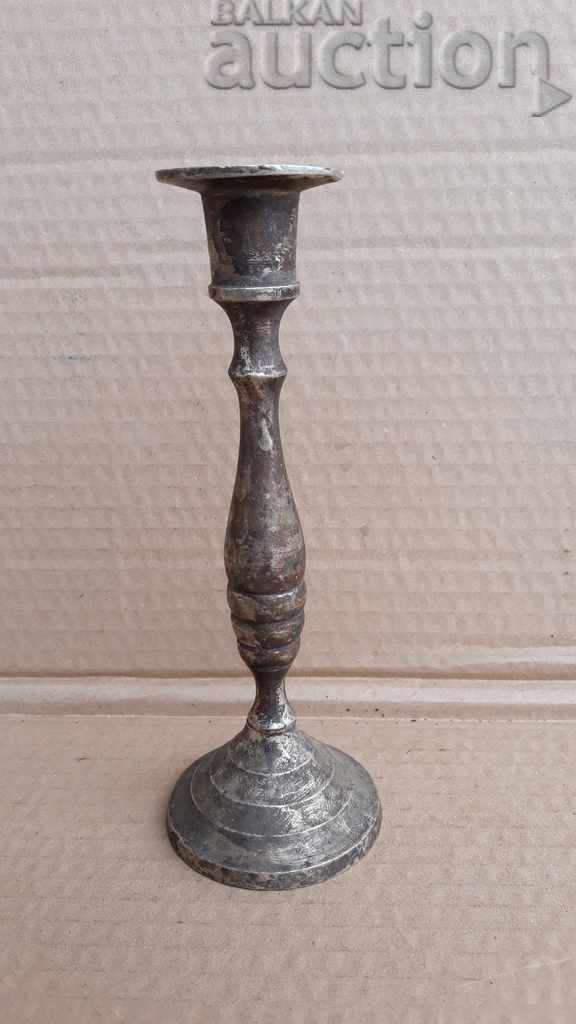 Antique bronze candlestick, candle, lamp - 19th century with price 25.00 BGN | € 12.78 Antique bronze candlestick, candle, lamp - 19th century with price 25.00 BGN | € 12.78