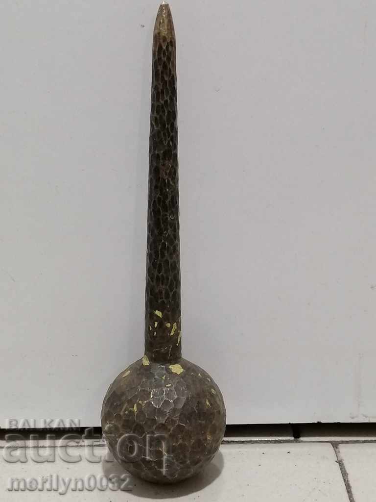 Δημοπρασία Ορειχάλκινη μύτη από αλεξικέραυνο Δημοπρασία Ορειχάλκινη μύτη από αλεξικέραυνο