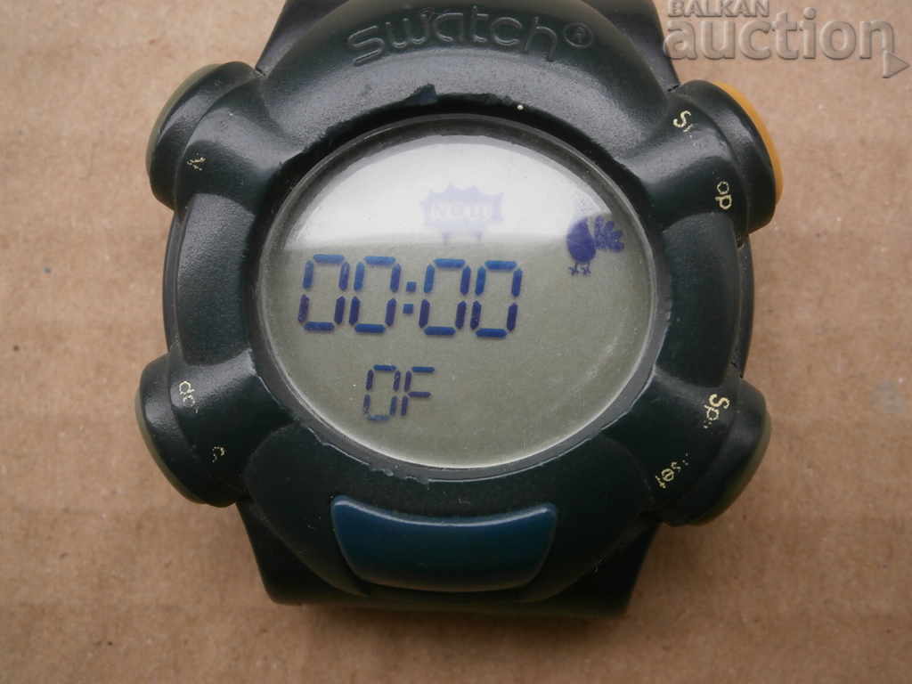 Delivery of swatch swiss made retro vintage