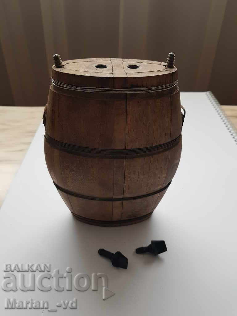 An old rare wooden spider for two types of liquid - 5 An old rare wooden spider for two types of liquid - 5